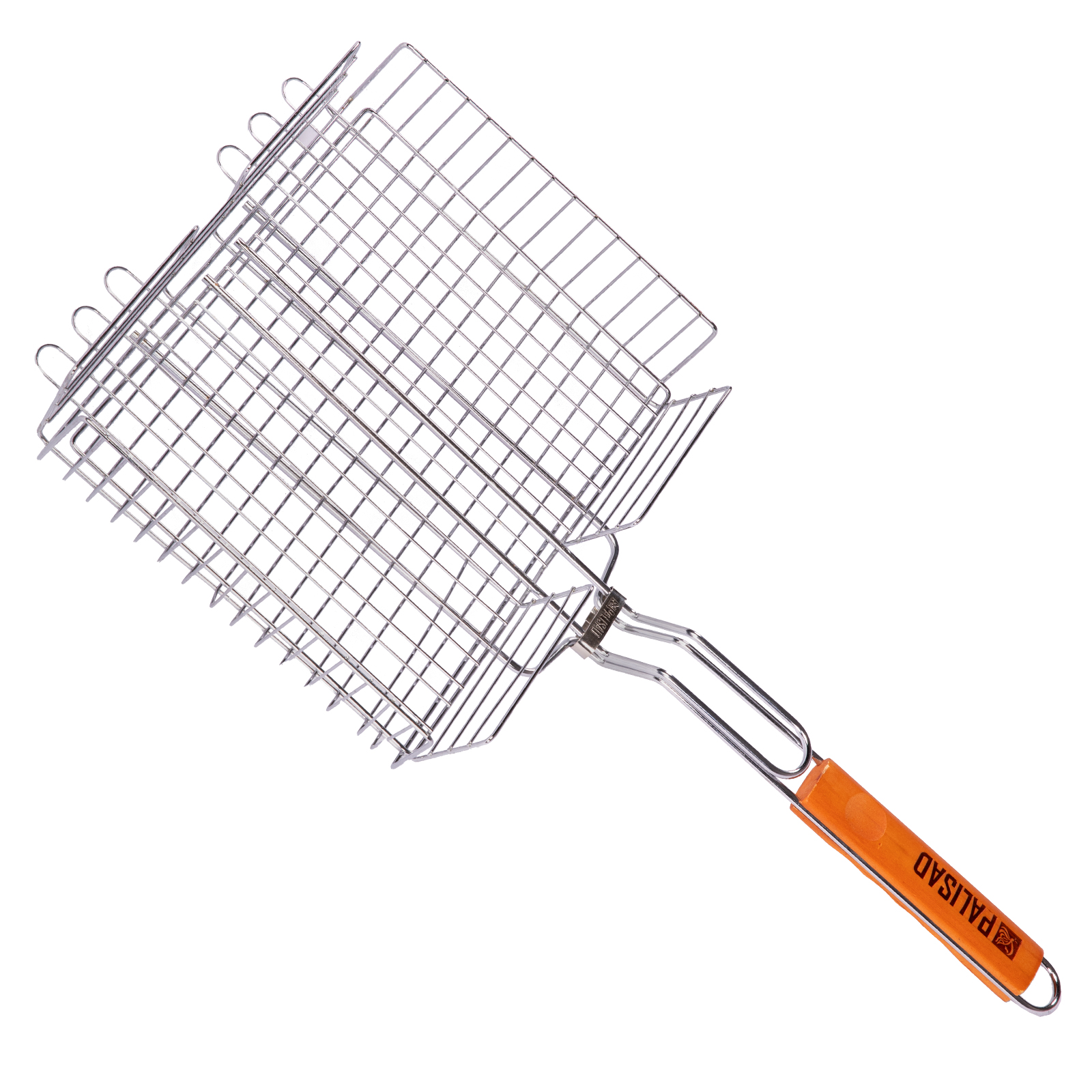 Решетка -гриль 260х320х65 мм,объёмная,хромированная Camping//Palisad