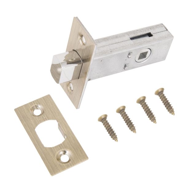 Задвижка АЛЛЮР АРТ LB45-6 AB старая бронза 6мм без ручек 11230