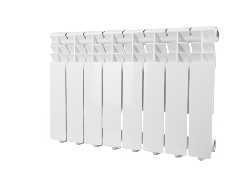 Радиатор алюминиевый HOTRAD AL 500/96 500 мм Бок., Белый