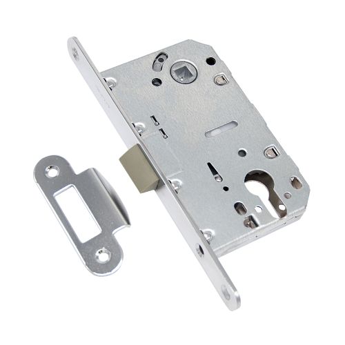 Замок межкомнатный под цилиндр пластик 821 C Iron WR белый