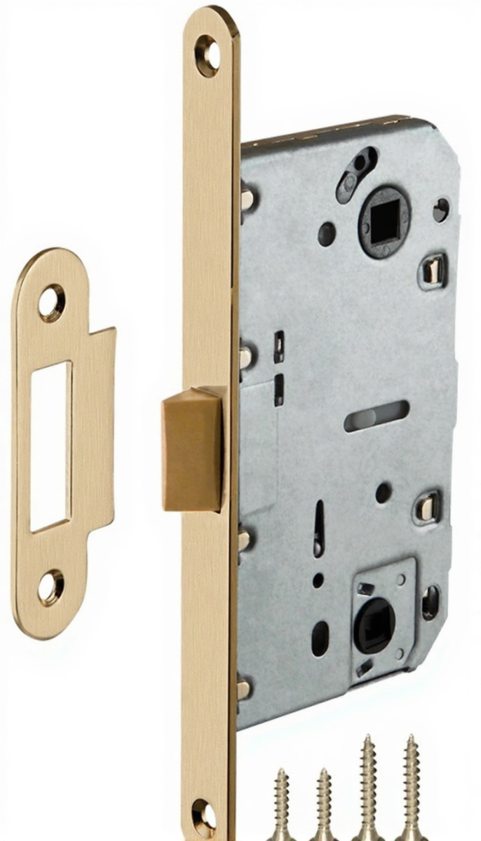 Защелка врезная Punto PL96WC-50/BL SSG сатин.золото 49243