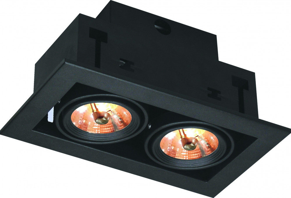 Встраиваемый точечный светильник CARDANI A5930PL-2BK