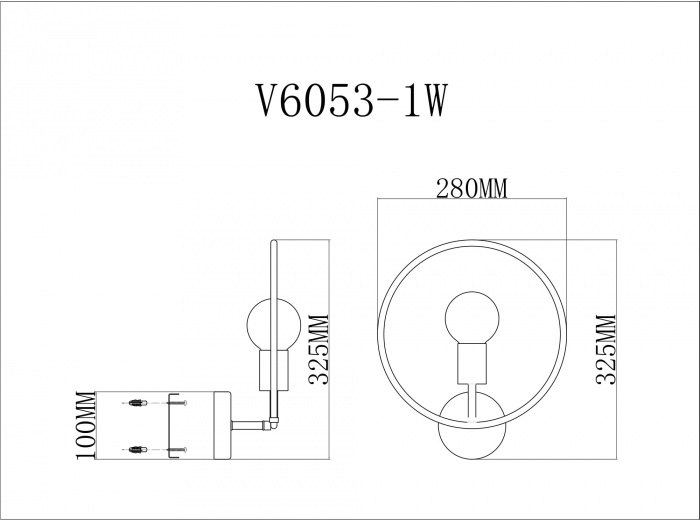 Бра Sachara V6053-1W