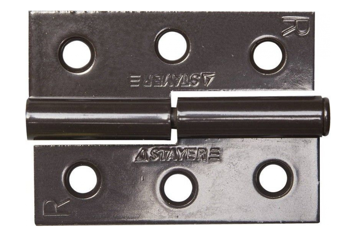 Петля разъемная накладная врезная Stayer Master 65 мм 37613-65-3R, R, коричневый