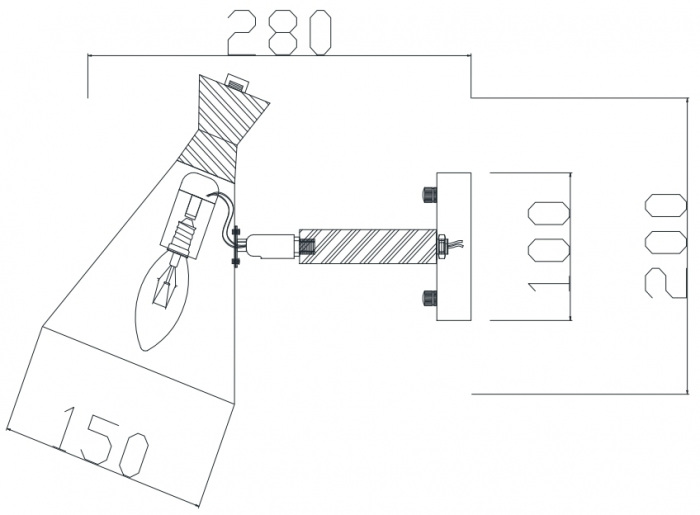 Бра Rise FR5169WL-01W