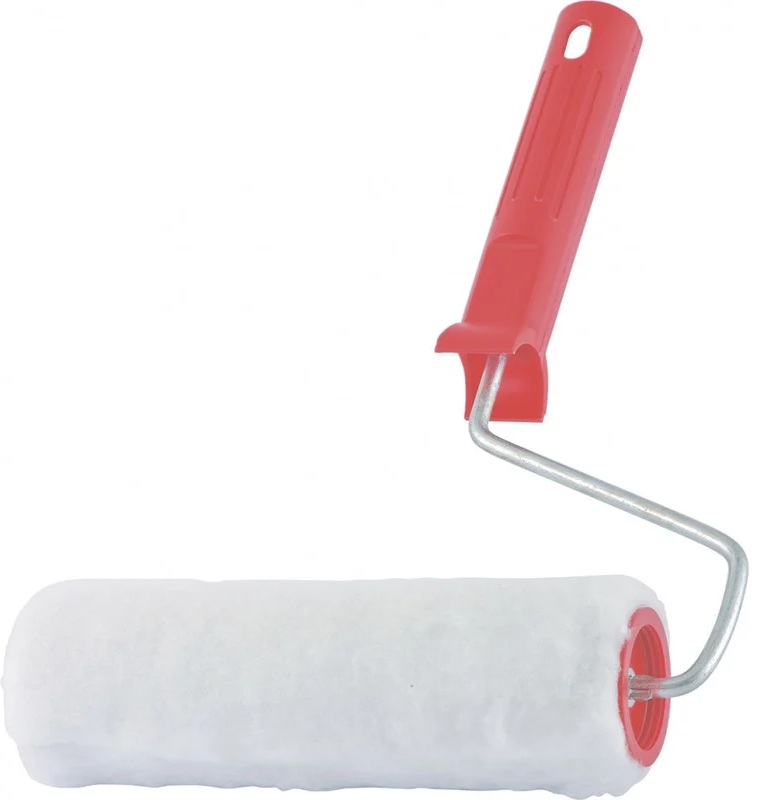 Мини-валик в сборе, искусственный мех, Сибртех (d48х150мм, ворс 12мм, бюгель 6мм) 80152