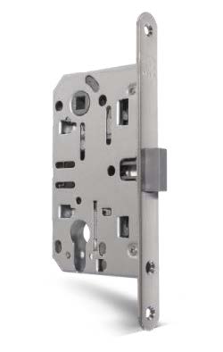 Замок межкомнатный под цилиндр пластик 821 C Iron CP хром