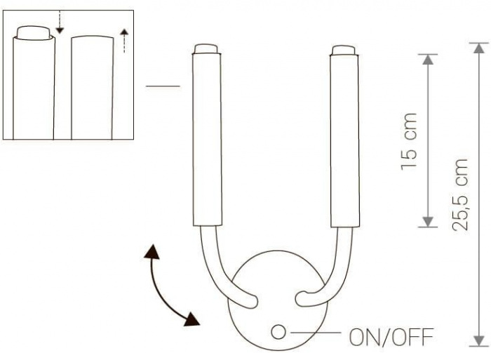 Бра Stalactite 9055
