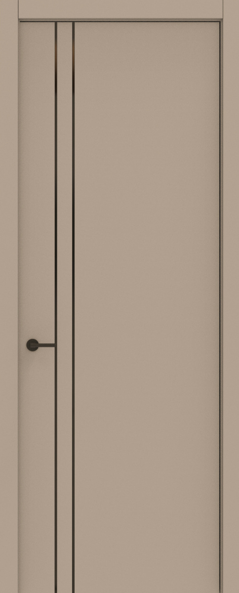 Молдинг 7 вставка черная, Софт капучино Эксклюзив