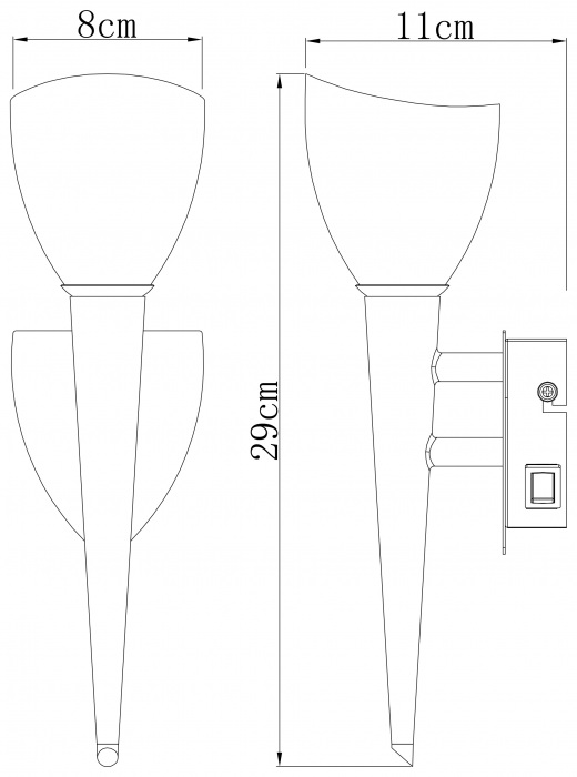 Бра Siena 4410-1N