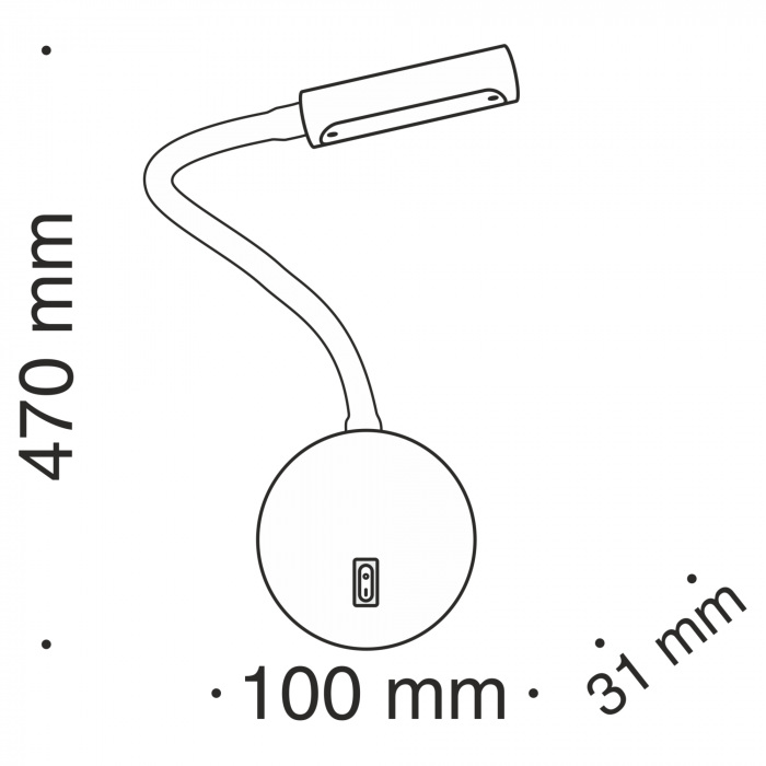 Бра Stem C035WL-L3CH3K