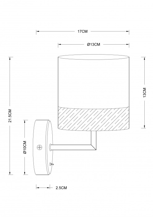 Бра Chipsy 15221W