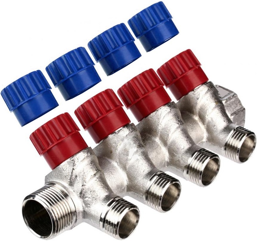 Коллектор с регул. вентилями Valfex (3/4"х1/2" нар.) (25) К