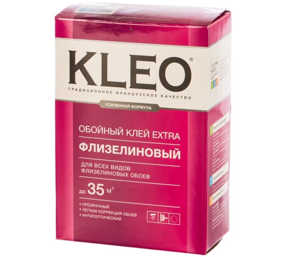 Клей для обоев флизелин 240гр Kleo Extra 35