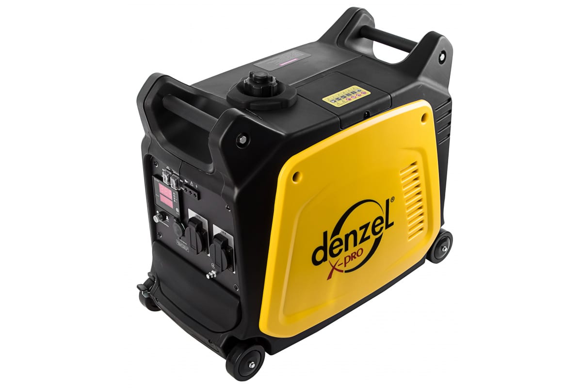 Генератор инверторный бензиновый Denzel GT-3500i X-Pro 94644 3,5кВт 220В ручной