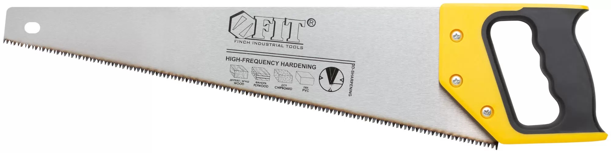 Ножовка по дереву Fit 7 ТPI (450мм) 40445