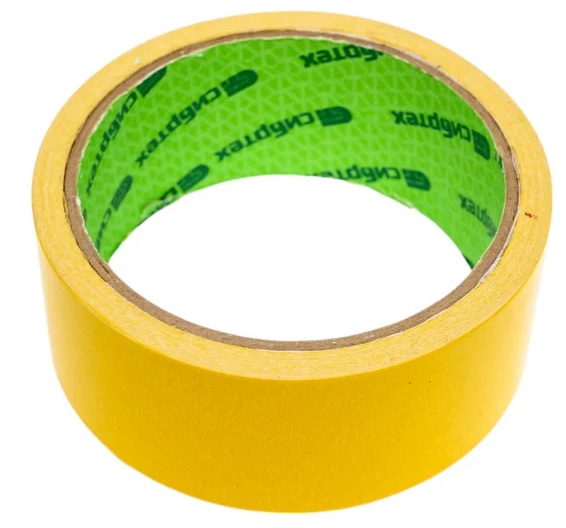 Лента клейкая двусторонняя Сибртех (38ммx10м) 88806