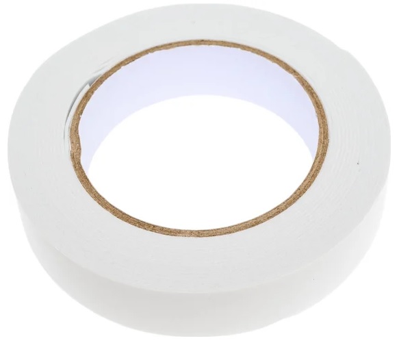 Клейкая лента двусторонняя Matrix (25ммх5м, белая) 89081