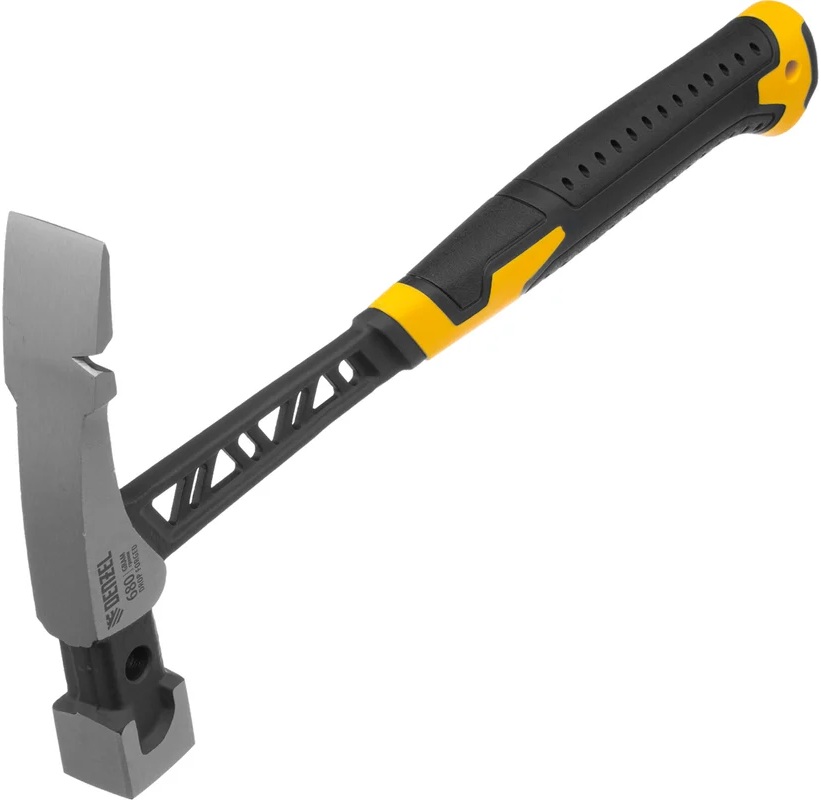 Молоток каменщика цельнокованый с двухкомпонентной рукояткой Denzel (680г) 10633