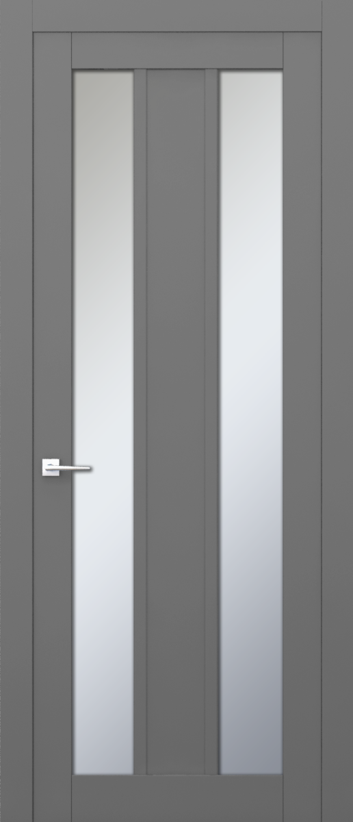 V 21, Vista, Экошпон, Софт серый, Белое матовое