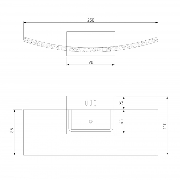 Бра Share 40152/1 LED белый
