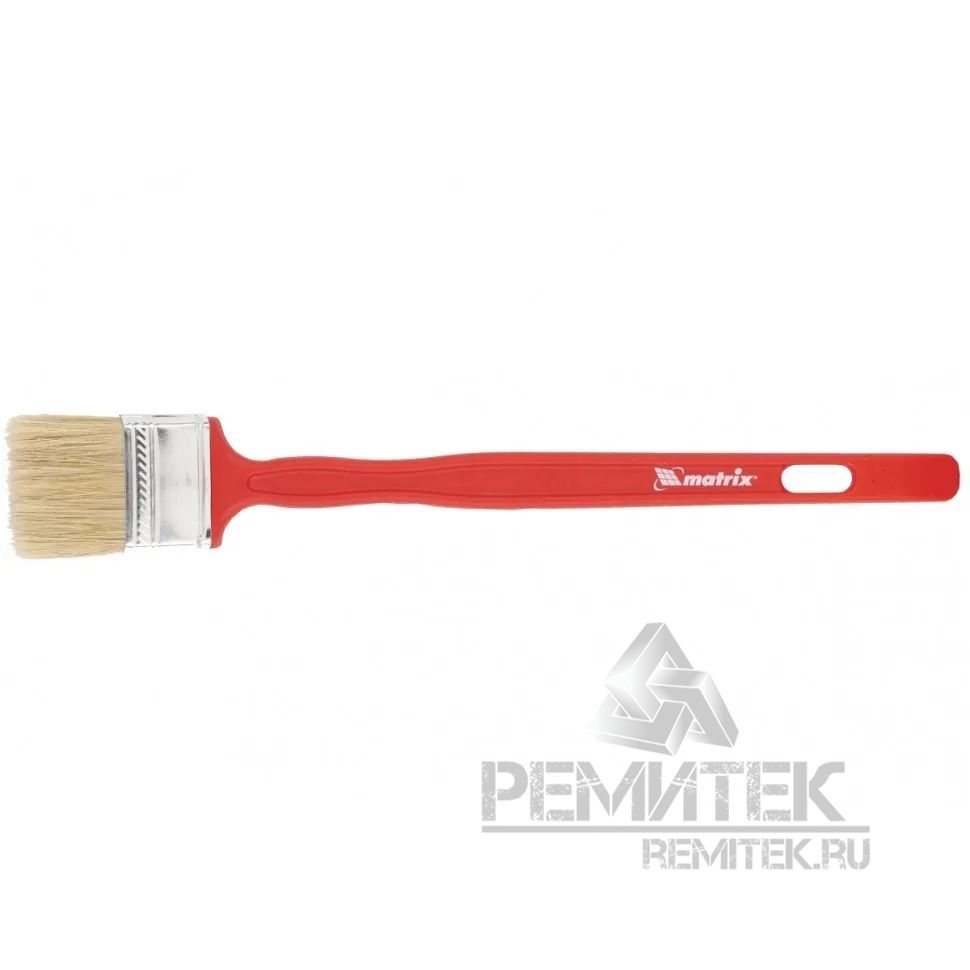 Кисть радиаторная с натуральной щетиной Matrix Color Line Эмали (50х12мм) 83358