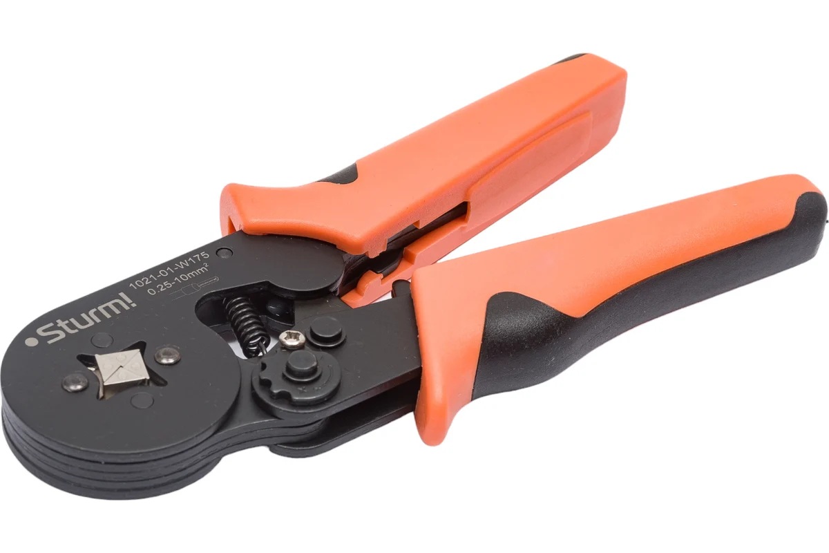 Пресс-клещи для втулочных наконечников Sturm (0,25-10мм2) 1021-01-W175