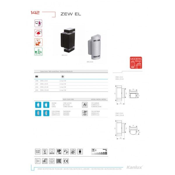 Архитектурная подсветка Zew El 22443