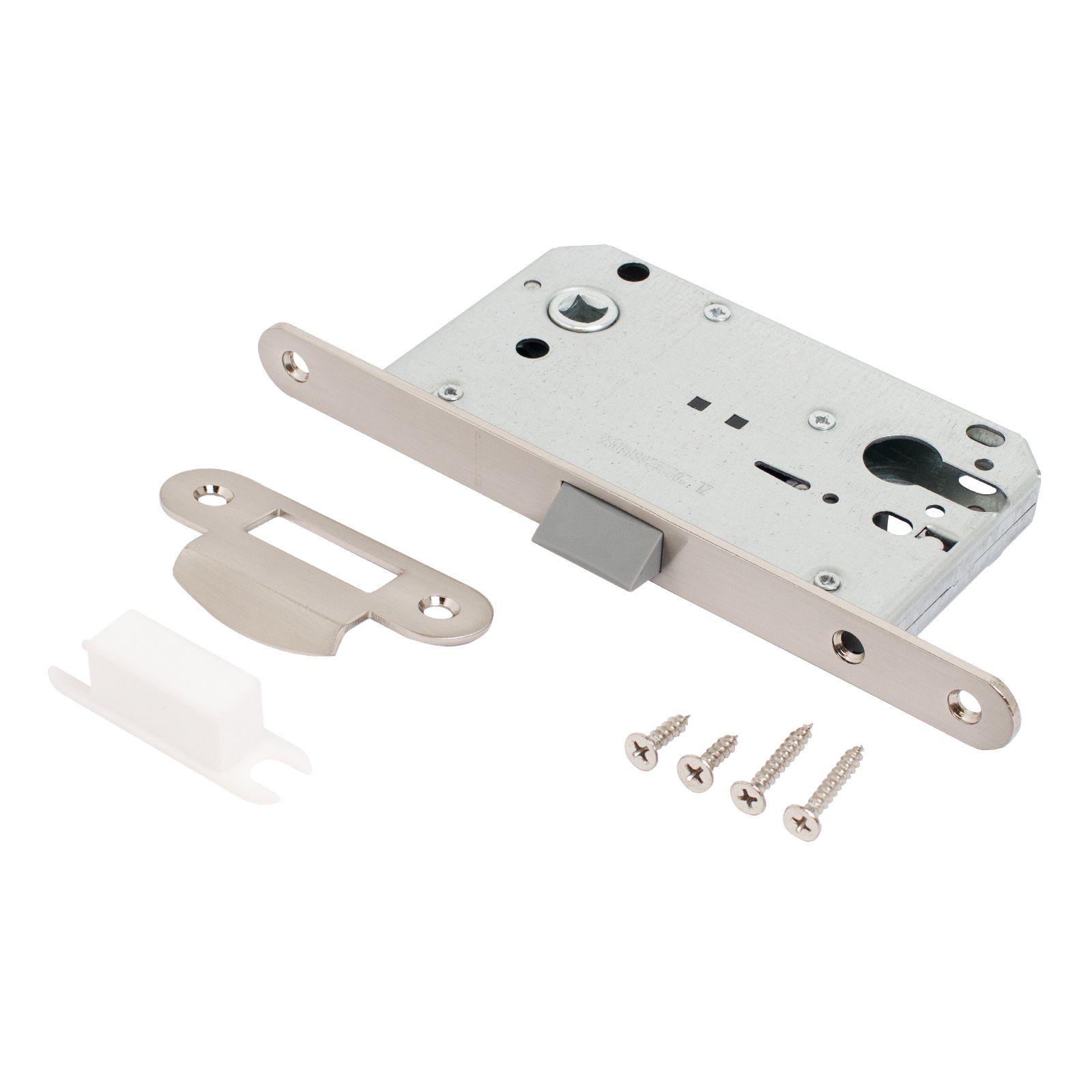 Замок врезной Аллюр АРТ 5300-P SN матовый никель без ц/м 14890