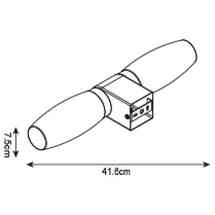 Бра AQUA A1209AP-2CC