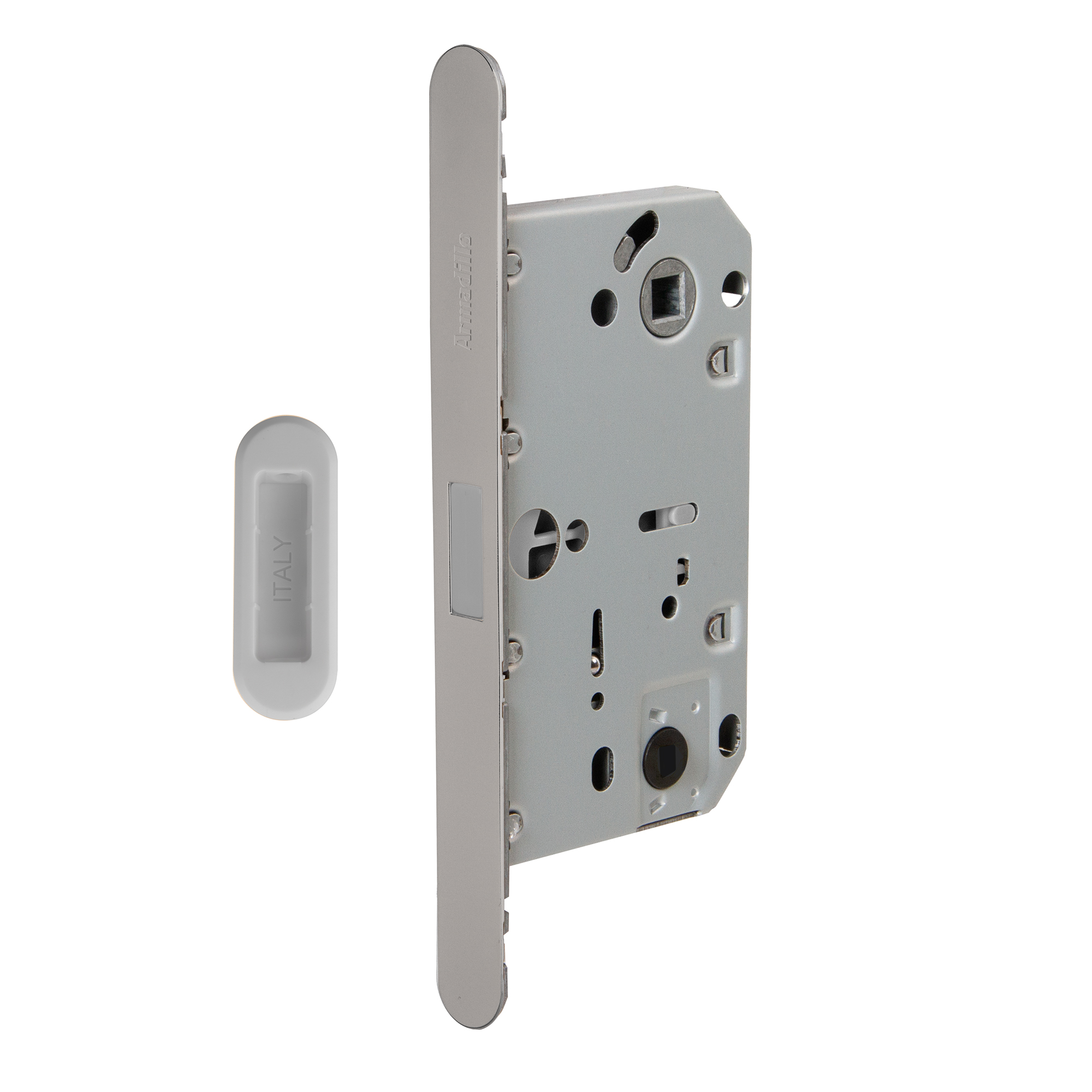 Защелка магнитн Armadillo WC с ответн.планкой GRAVITY.PRO G01.196.50.96 MWSC итальян.тисненый 57295