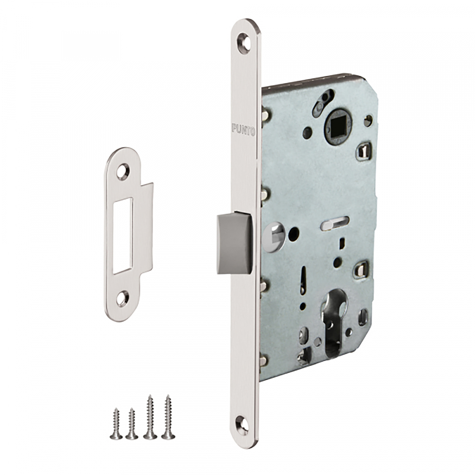 Защелка врезная Punto PL85-50/BL SN матовый никель 49223