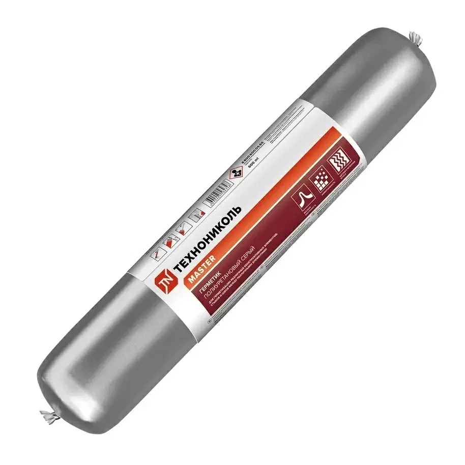 Герметик ТЕХНОНИКОЛЬ ПУ MASTER серый 600 мл 678008