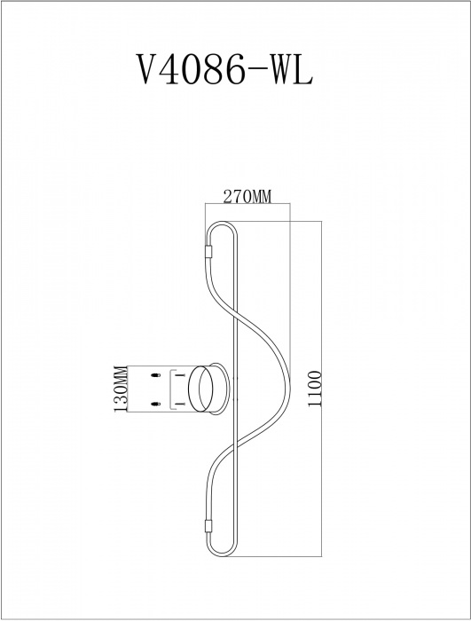 Бра True V4086-WL