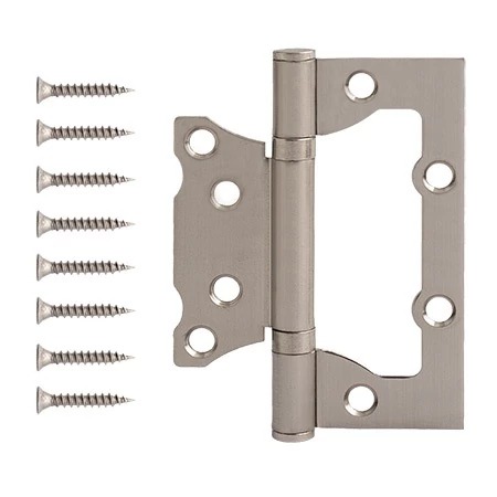 Петля накладная Vanger 100*75*2-P2-NIS матовый никель 27729