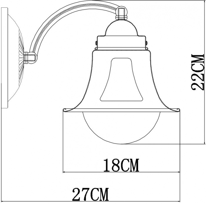 Бра Marino A7022AP-1WG