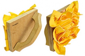 Тампон для декора, квадрат из искусственной кожи Управдом СН (150х50мм) 02399-6