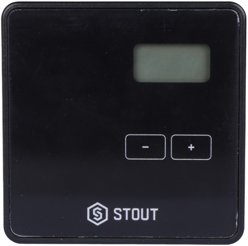 Регулятор проводной комнатный двухпозиционный Stout ST-294v1 черный