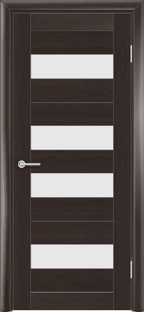 Т66, Орех темный рифленый, Белое матовое