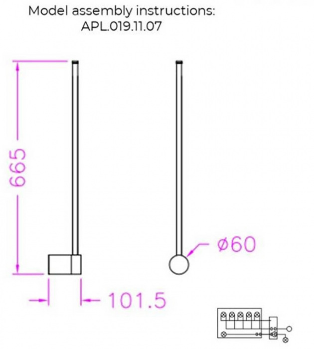 Бра Merian APL.019.11.07