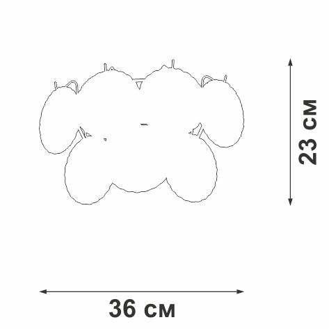 Бра V5295-8/2A