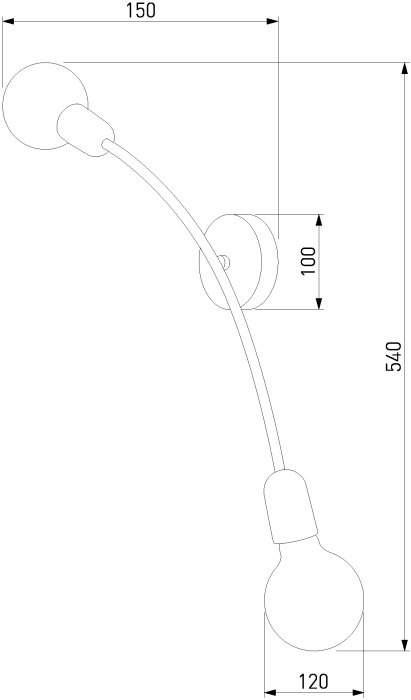 Бра Helix 2721 Helix Black
