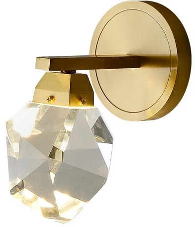 Бра Crystal rock II 9701W/1 brass
