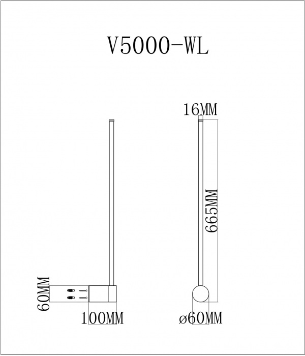 Бра Ricco V5000-WL