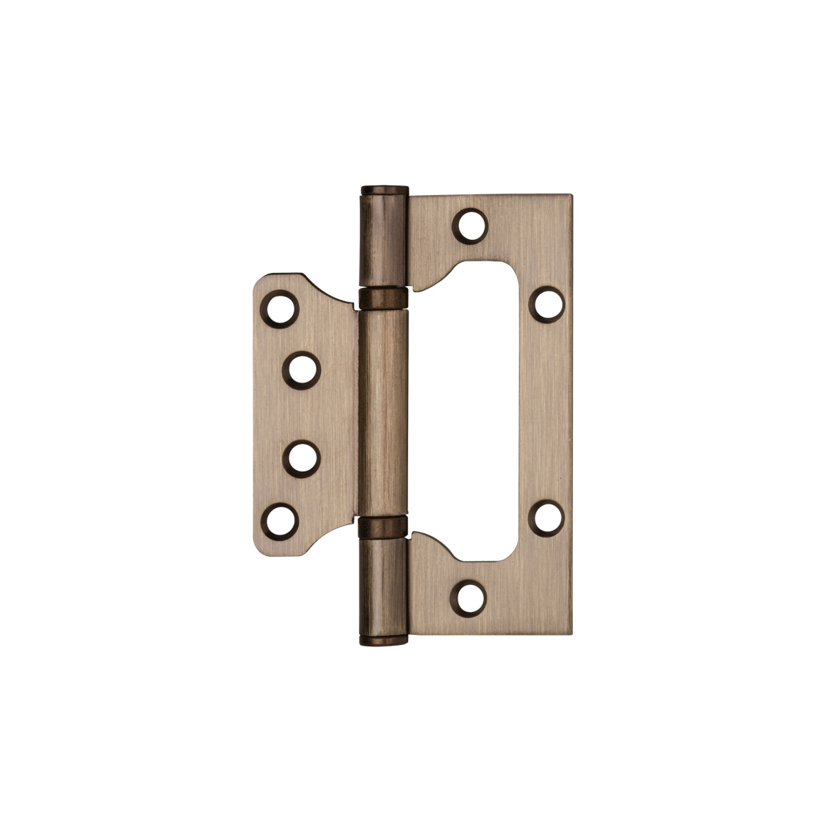 Петля универсальная накладная без врезки Ajax IN4000W AB (100/P-2B 100x2,3) бронза 39751