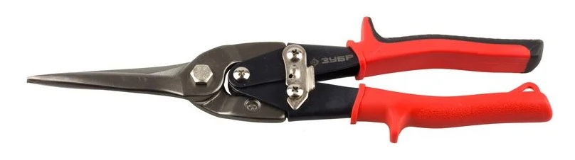 Ножницы по металлу с прямым резом, удлиненные Зубр Мастер (300мм) 23123