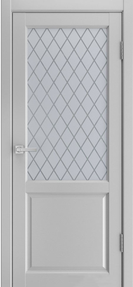 Silver, Эмалит, Эмалит светло-серый, Сатинат белое, Ромб