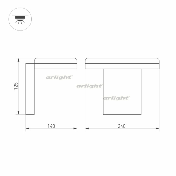 Архитектурная подсветка LGD-TENT-WALL 029977
