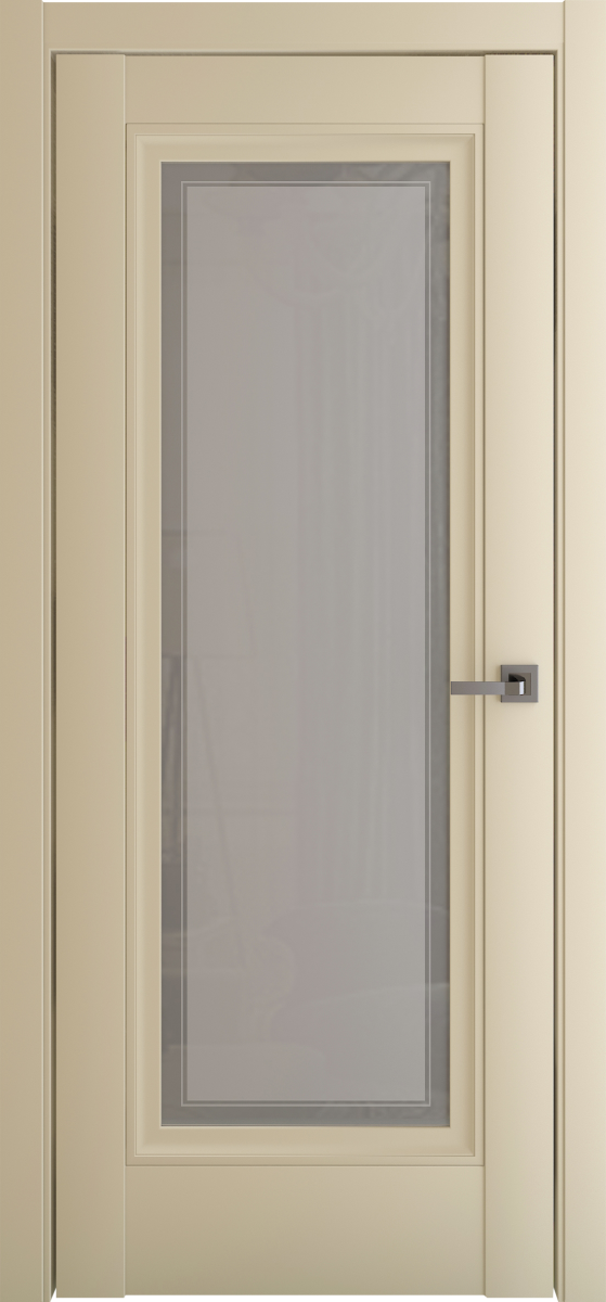 Неаполь В2, Classic Baguette, Экошпон, Матовый кремовый, Сатинат