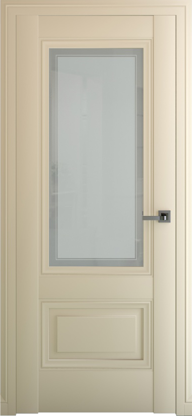 Турин В3, Classic Baguette, Экошпон, Матовый кремовый, Сатинат